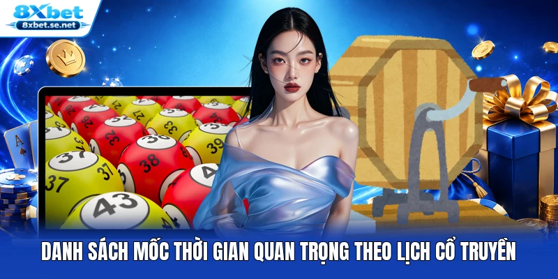 Danh sách mốc thời gian quan trọng theo lịch cổ truyền