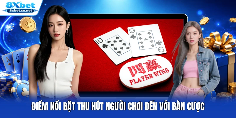 Điểm nổi bật thu hút người chơi đến với bàn cược
