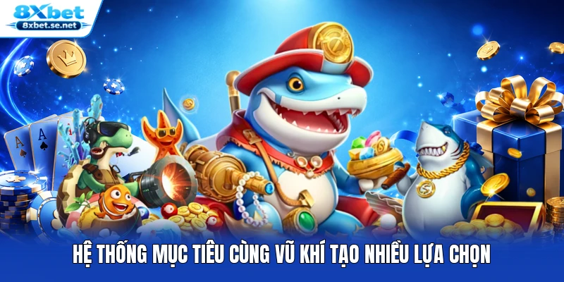 Hệ thống mục tiêu cùng vũ khí tạo nhiều lựa chọn