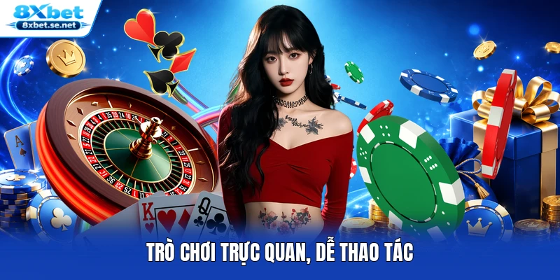 Trò chơi trực quan, dễ thao tác