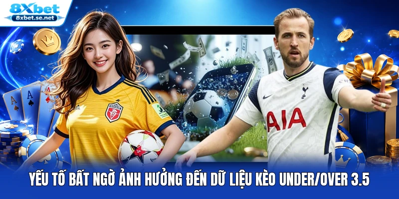 Yếu tố bất ngờ ảnh hưởng đến dữ liệu kèo Under/Over 3.5